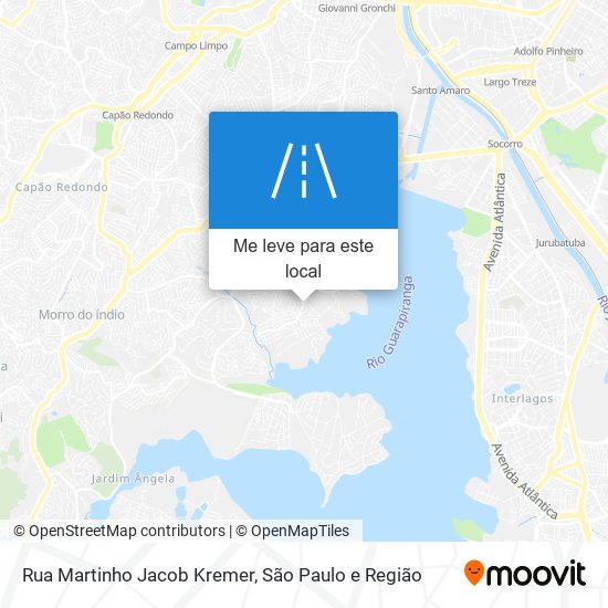 Rua Martinho Jacob Kremer mapa