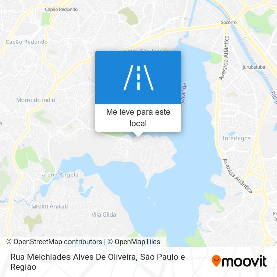Rua Melchíades Alves De Oliveira mapa