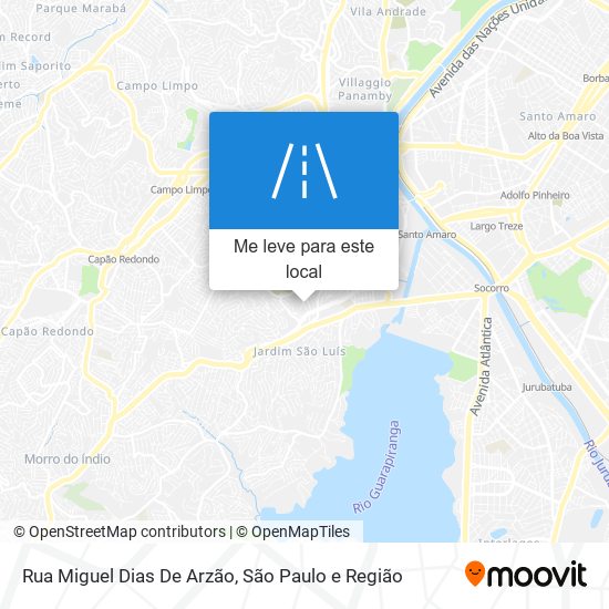 Rua Miguel Dias De Arzão mapa