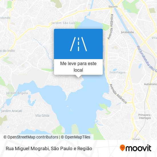 Rua Miguel Mograbi mapa