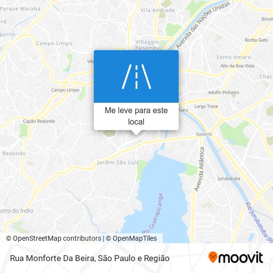 Rua Monforte Da Beira mapa