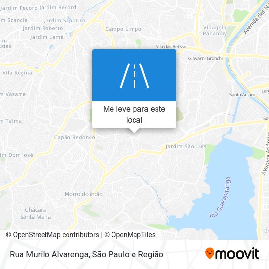 Rua Murilo Alvarenga mapa