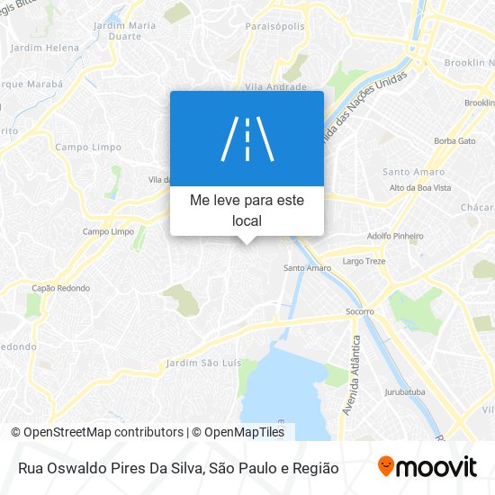 Rua Oswaldo Pires Da Silva mapa