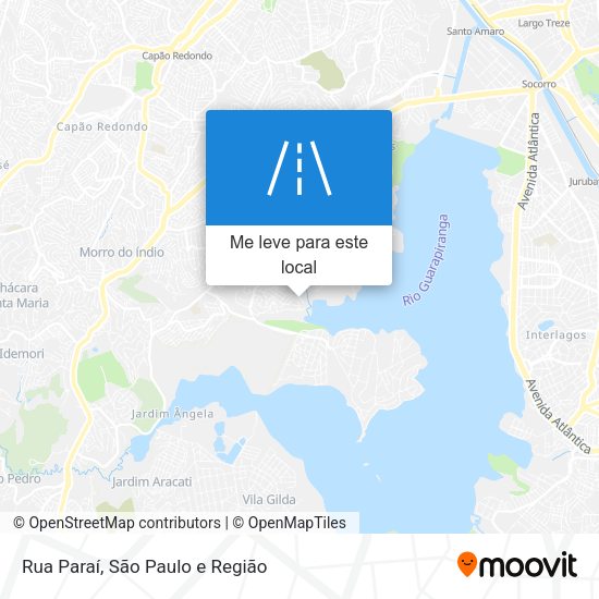 Rua Paraí mapa