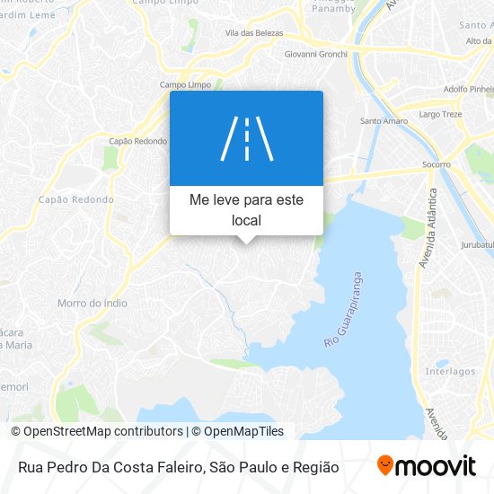 Rua Pedro Da Costa Faleiro mapa