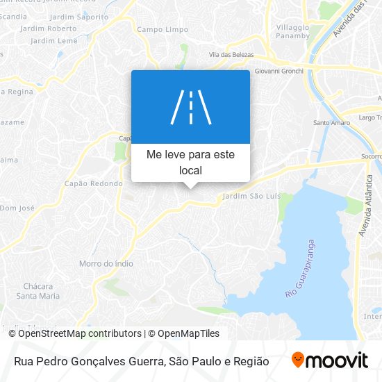 Rua Pedro Gonçalves Guerra mapa