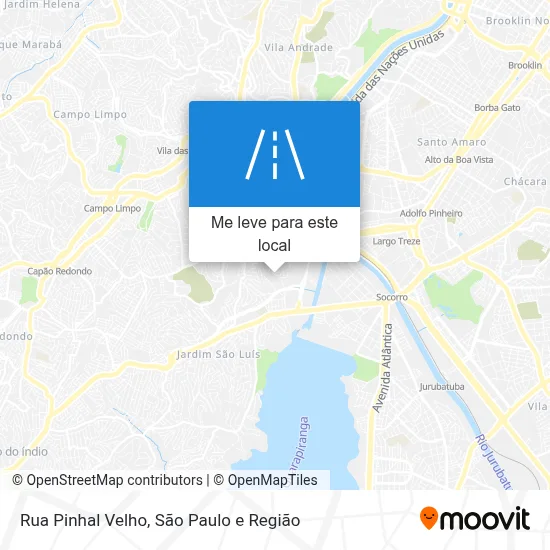 Rua Pinhal Velho mapa