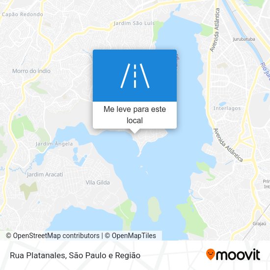 Rua Platanales mapa