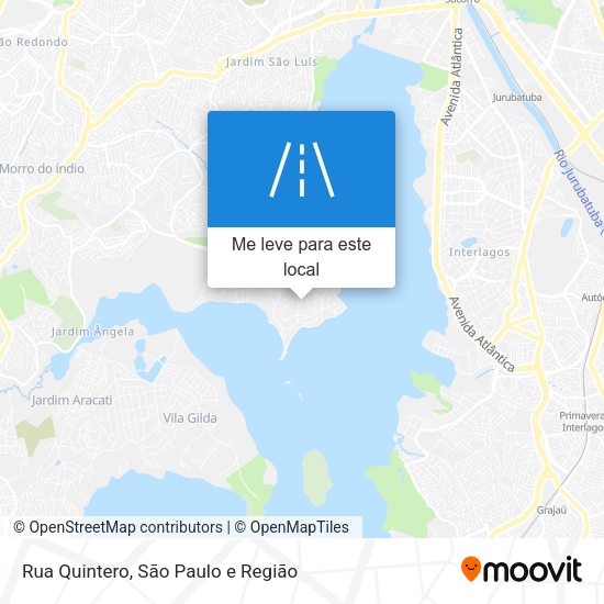 Rua Quintero mapa