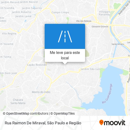 Rua Raimon De Miraval mapa