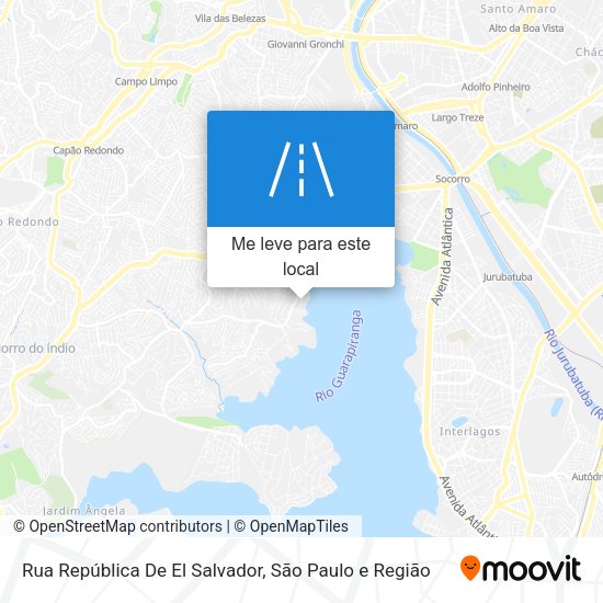 Rua República De El Salvador mapa