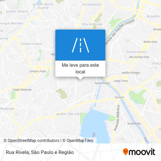 Rua Rivela mapa