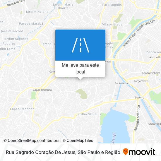Rua Sagrado Coração De Jesus mapa