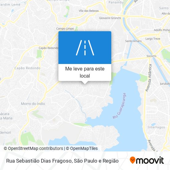 Rua Sebastião Dias Fragoso mapa