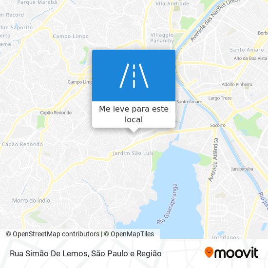 Rua Simão De Lemos mapa