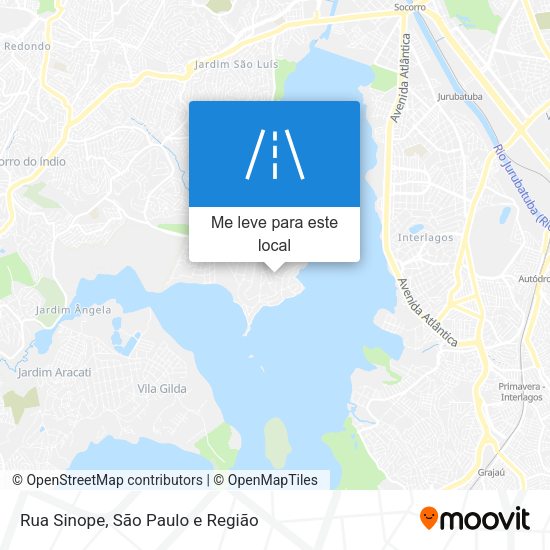 Rua Sinope mapa