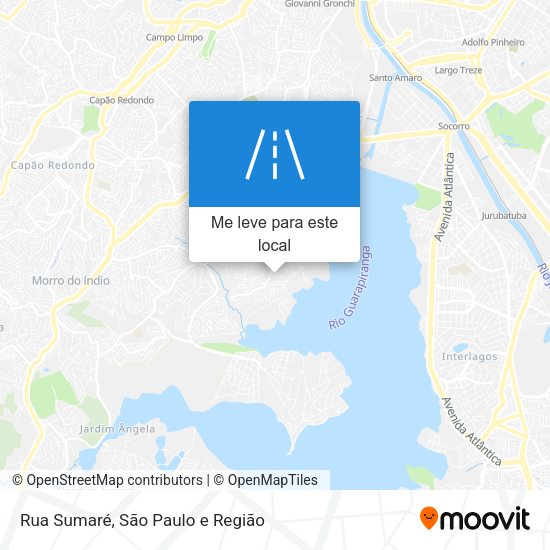Rua Sumaré mapa