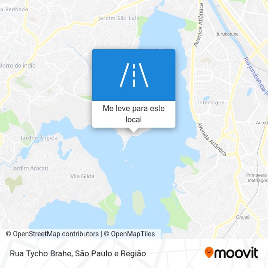 Rua Tycho Brahe mapa