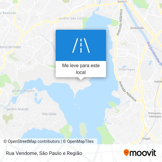 Rua Vendome mapa