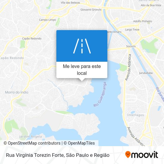 Rua Virgínia Torezin Forte mapa