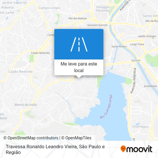 Travessa Ronaldo Leandro Vieira mapa