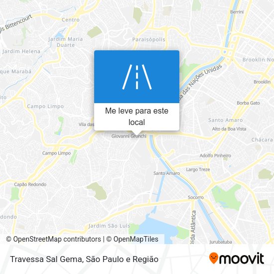 Travessa Sal Gema mapa