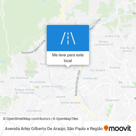 Avenida Arley Gilberto De Araújo mapa