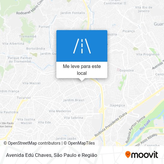 Avenida Edú Chaves mapa