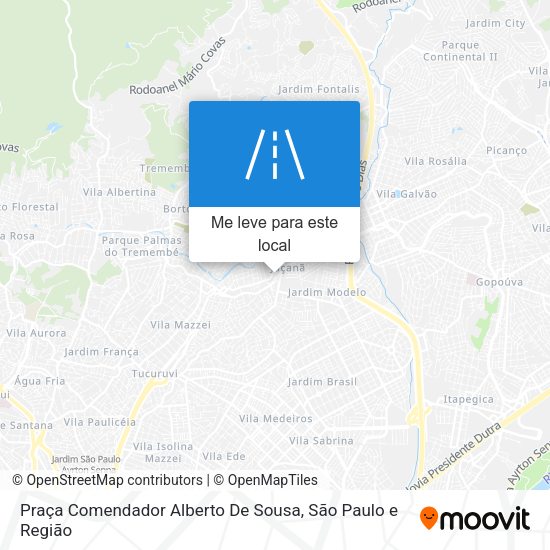 Praça Comendador Alberto De Sousa mapa