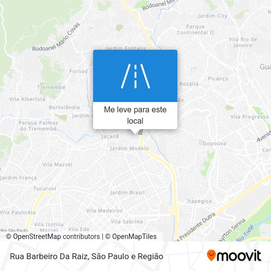 Rua Barbeiro Da Raiz mapa