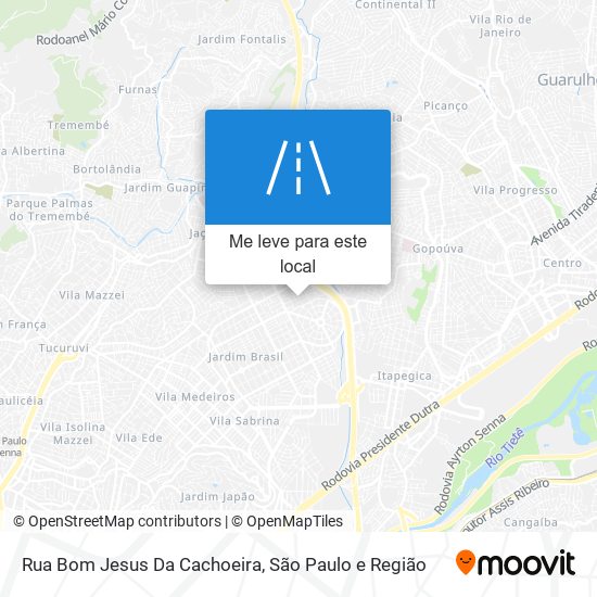 Rua Bom Jesus Da Cachoeira mapa