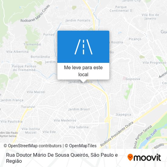 Rua Doutor Mário De Sousa Queirós mapa