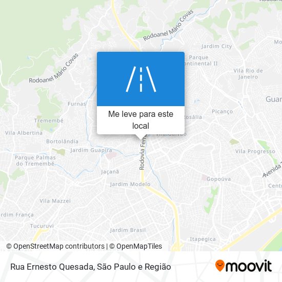 Rua Ernesto Quesada mapa