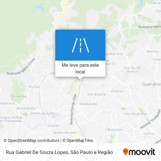 Rua Gabriel De Souza Lopes mapa