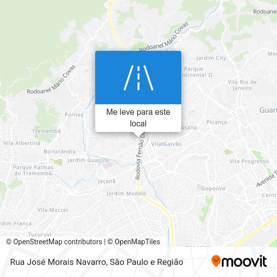 Rua José Morais Navarro mapa