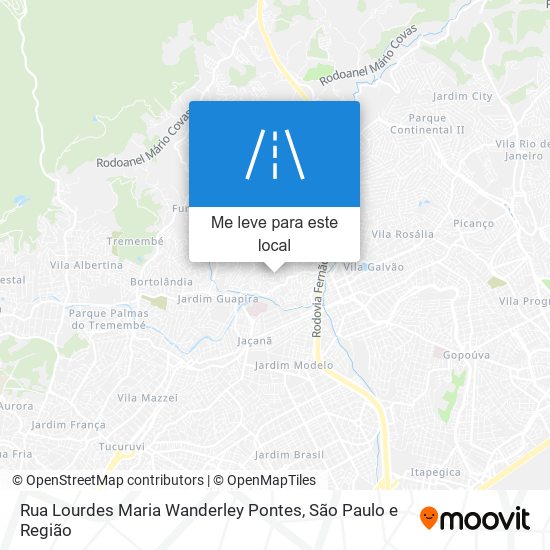 Rua Lourdes Maria Wanderley Pontes mapa