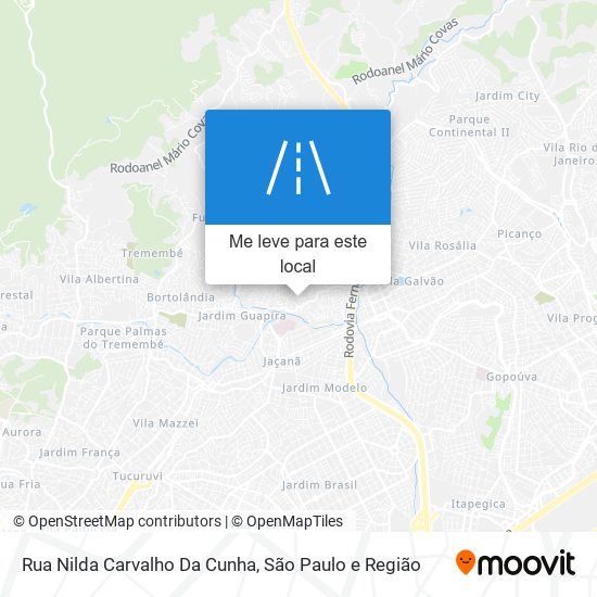 Rua Nilda Carvalho Da Cunha mapa