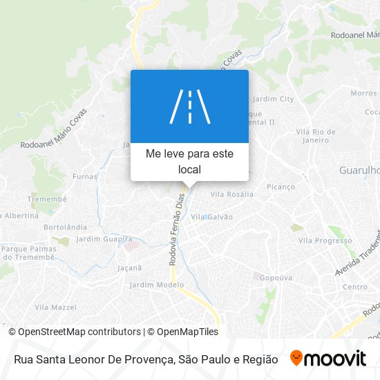 Rua Santa Leonor De Provença mapa