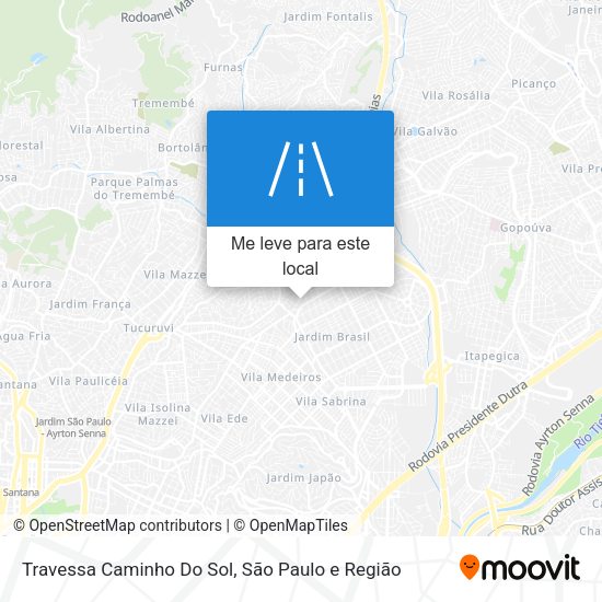 Travessa Caminho Do Sol mapa