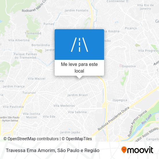 Travessa Ema Amorim mapa
