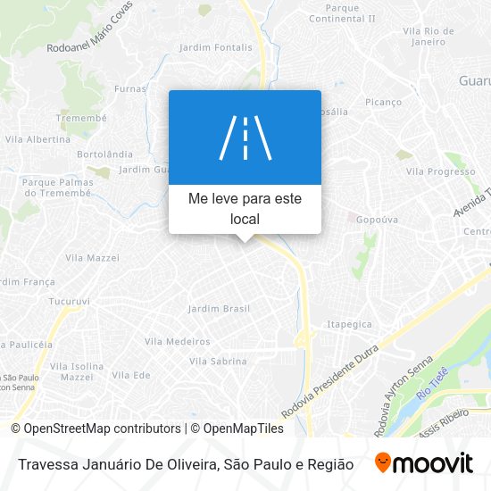 Travessa Januário De Oliveira mapa
