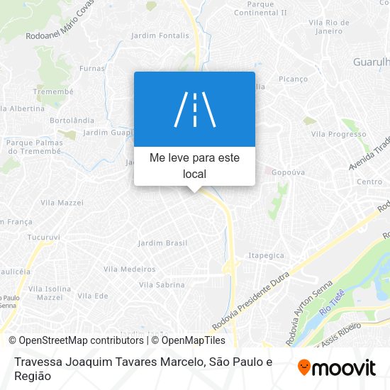 Travessa Joaquim Tavares Marcelo mapa