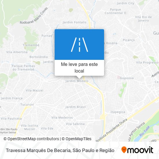 Travessa Marquês De Becaria mapa