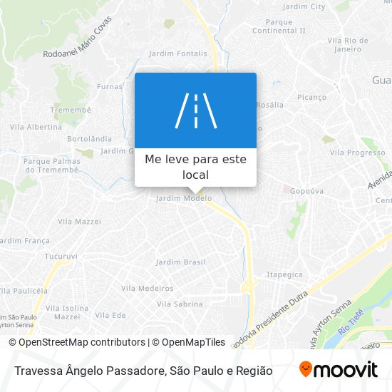 Travessa Ângelo Passadore mapa