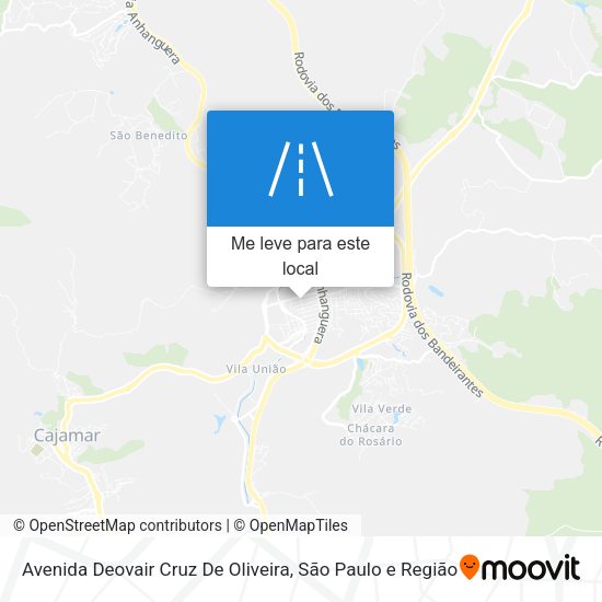 Avenida Deovair Cruz De Oliveira mapa