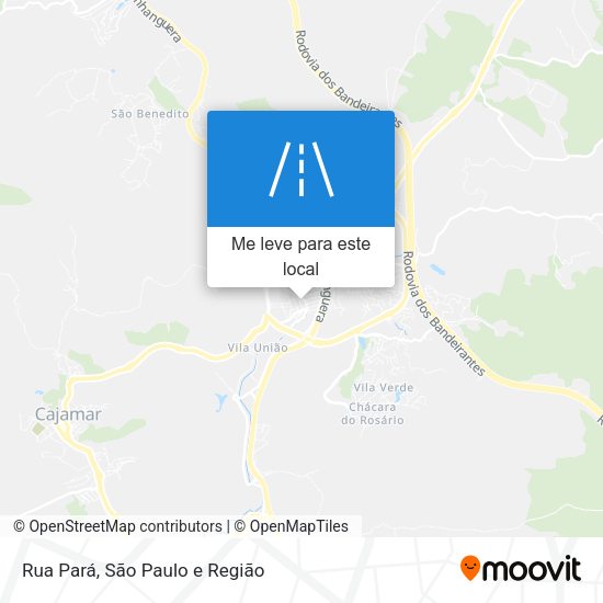 Rua Pará mapa