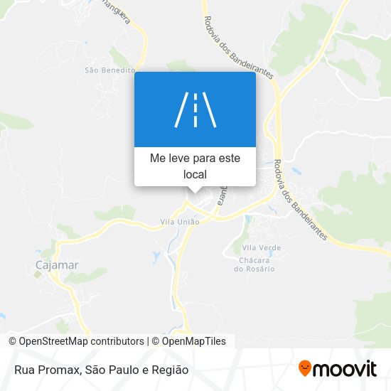 Rua Promax mapa