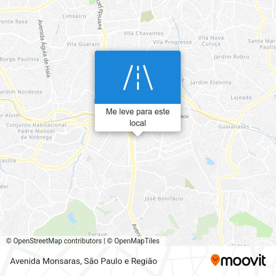 Avenida Monsaras mapa
