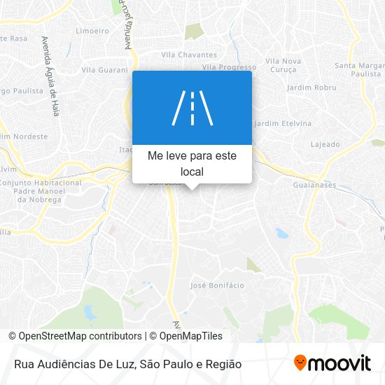 Rua Audiências De Luz mapa