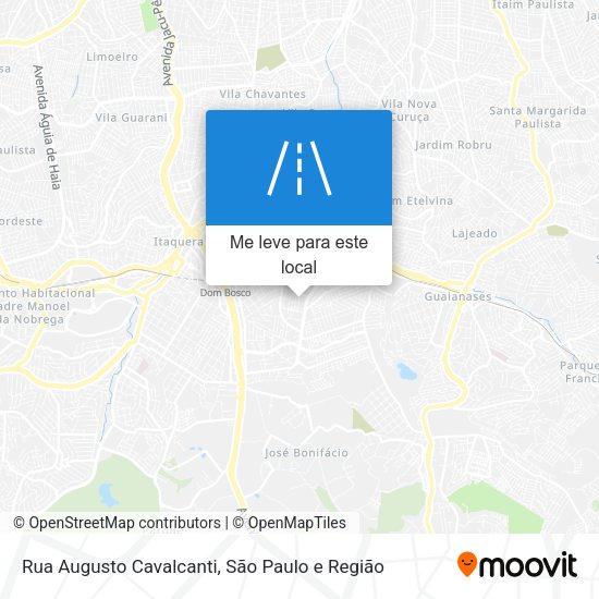 Rua Augusto Cavalcanti mapa